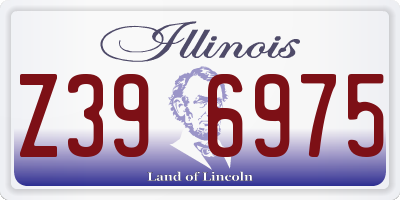 IL license plate Z396975