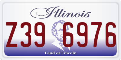 IL license plate Z396976