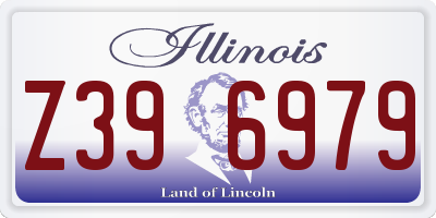 IL license plate Z396979