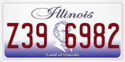 IL license plate Z396982