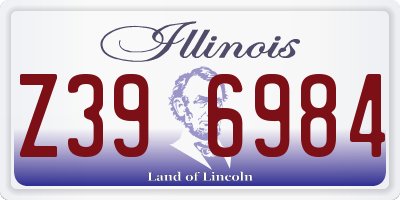 IL license plate Z396984