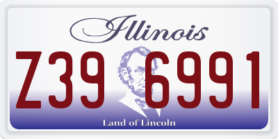 IL license plate Z396991