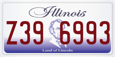 IL license plate Z396993