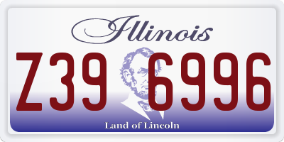 IL license plate Z396996
