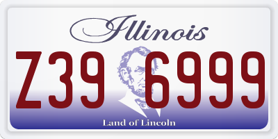 IL license plate Z396999