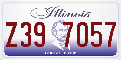 IL license plate Z397057