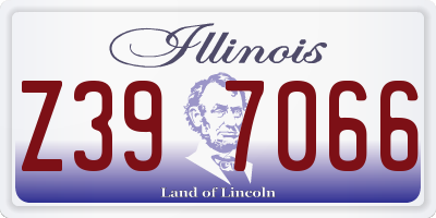 IL license plate Z397066
