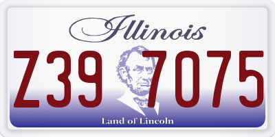 IL license plate Z397075