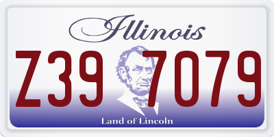 IL license plate Z397079