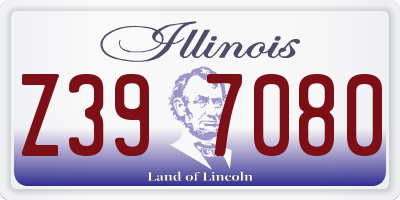 IL license plate Z397080