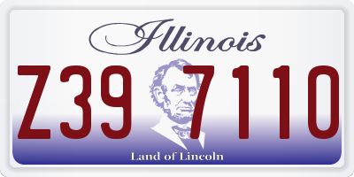 IL license plate Z397110