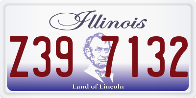 IL license plate Z397132