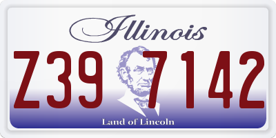 IL license plate Z397142