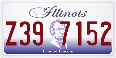 IL license plate Z397152