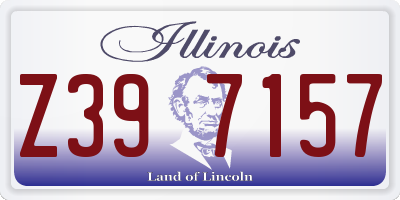 IL license plate Z397157