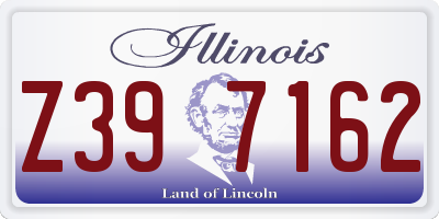 IL license plate Z397162