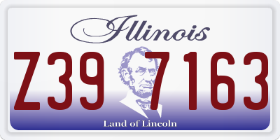 IL license plate Z397163