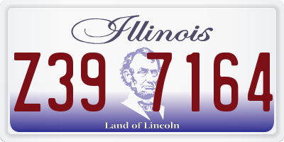 IL license plate Z397164