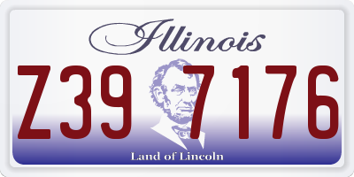 IL license plate Z397176