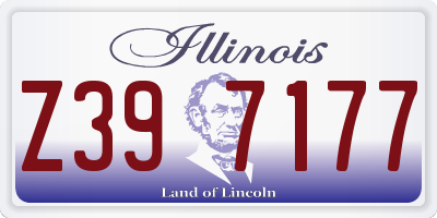 IL license plate Z397177