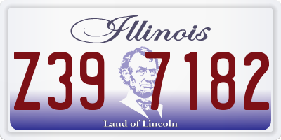 IL license plate Z397182