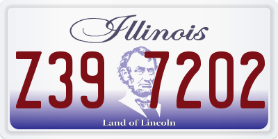 IL license plate Z397202
