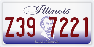IL license plate Z397221