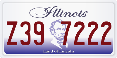 IL license plate Z397222