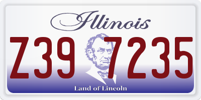 IL license plate Z397235
