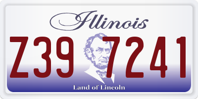 IL license plate Z397241