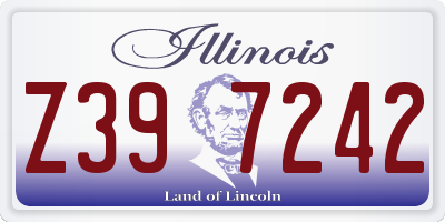 IL license plate Z397242