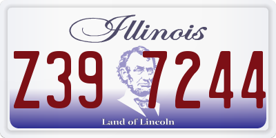 IL license plate Z397244