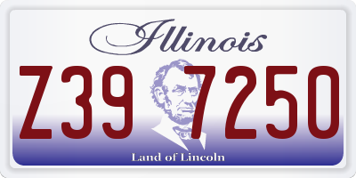 IL license plate Z397250