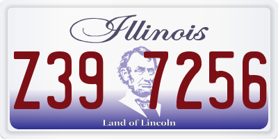 IL license plate Z397256