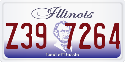 IL license plate Z397264