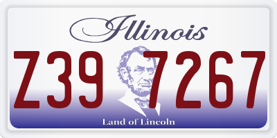 IL license plate Z397267