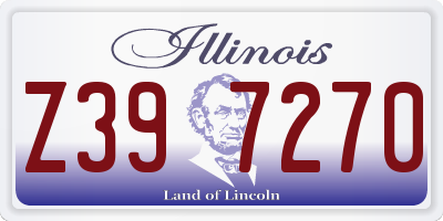 IL license plate Z397270
