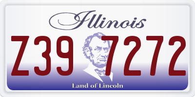 IL license plate Z397272