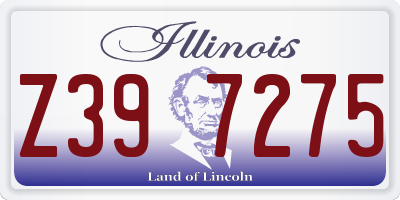 IL license plate Z397275