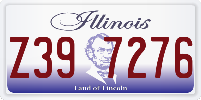 IL license plate Z397276