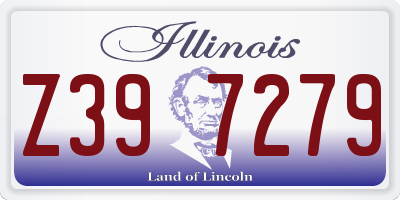 IL license plate Z397279