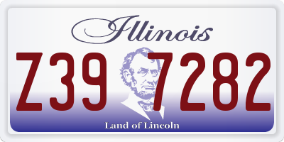 IL license plate Z397282