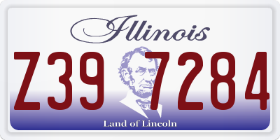 IL license plate Z397284