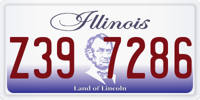 IL license plate Z397286