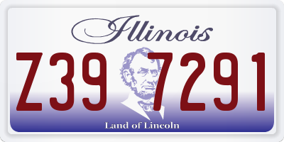 IL license plate Z397291