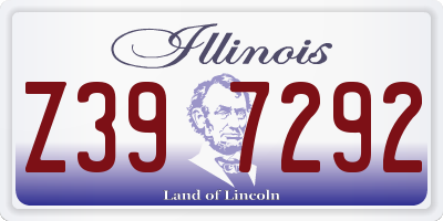 IL license plate Z397292