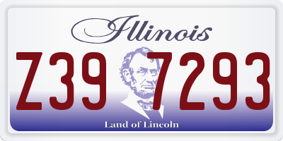 IL license plate Z397293