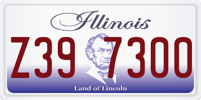 IL license plate Z397300