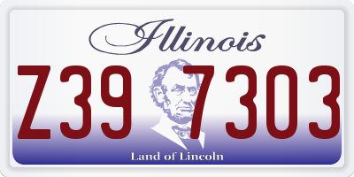 IL license plate Z397303