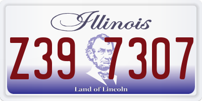 IL license plate Z397307